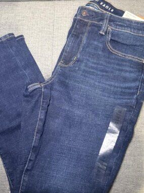 ✨ American Eagle Next Level Stretch Jeggings – Dark Wash – Size 12 Short – NWT ✨